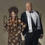 15-12-2004 Annie the Musical Loekie Knol and Edwin Ruttten at studio in s Hertogenbosch, by order of V&V entertainment. December 15, 2004. 

[keywords]Posed, Half Length[/keywords]